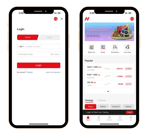 Hantec Financial MT4 手機版